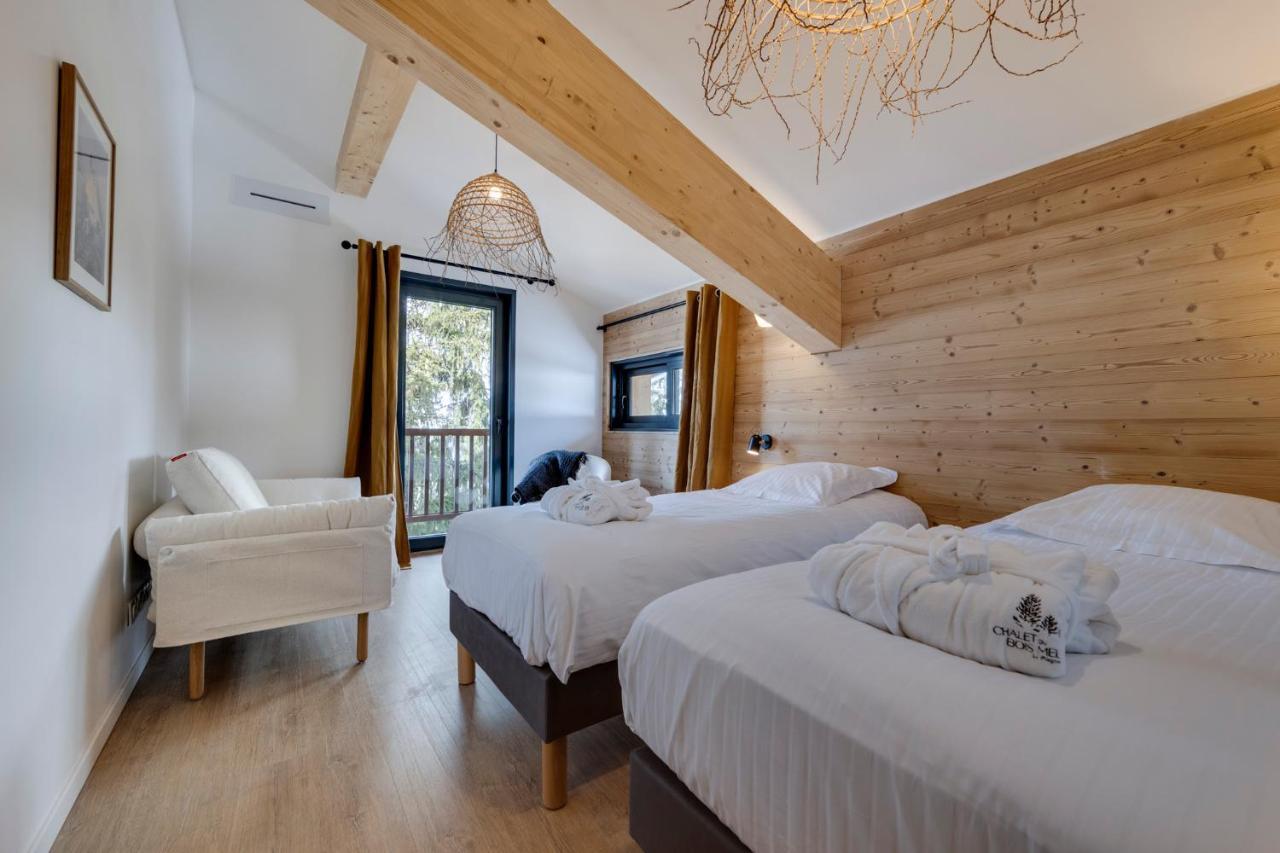 Chalet Du Bois Melay - Piscine - Proche Pistes - 15 Personnes La Plagne Esterno foto